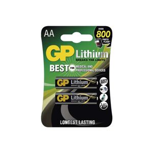 2 ks Lithiová batéria AA GP LITHIUM 1,5V