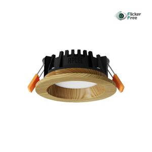 APLED APLED - LED Podhľadové svietidlo RONDO LED/3W/230V 3000K pr. 9 cm borovica masív