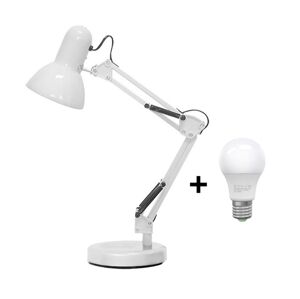 Brilagi Brilagi - LED Stolná lampa ROMERO 1xE27/10W/230V biela