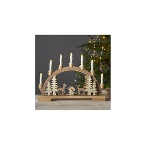Eglo Eglo 410424 - LED Vianočný svietnik FAUNA 10xLED/0,03W/2xAA