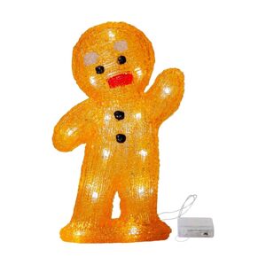 Eglo Eglo 410802 - LED Vianočná dekorácia CRYSTALINE 20xLED/0,06W/3xAA perníček