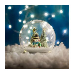 LED Vianočná dekorácia 7xLED/2xAA snehuliak