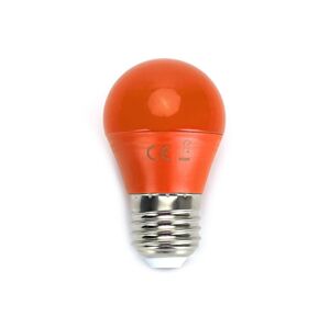 B.V. LED Žiarovka G45 E27/4W/230V oranžová -