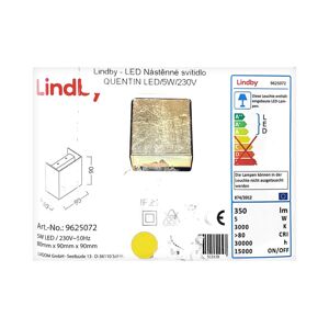 Lindby Lindby - LED Nástenné svietidlo QUENTIN LED/5W/230V