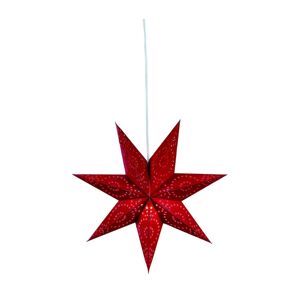Markslöjd Markslöjd 700122 - Vianočná dekorácia SATURNUS 1xE14/25W/230V pr. 45 cm červená