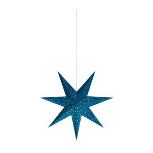 Markslöjd Markslöjd 705482 - Vianočná dekorácia VELOURS 1xE14/25W/230V modrá