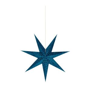 Markslöjd Markslöjd 705487 - Vianočná dekorácia VELOURS 1xE14/6W/230V 75 cm modrá