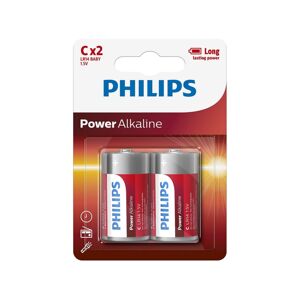 Philips Philips LR14P2B/10 - 2 ks Alkalická batéria C POWER ALKALINE 1,5V