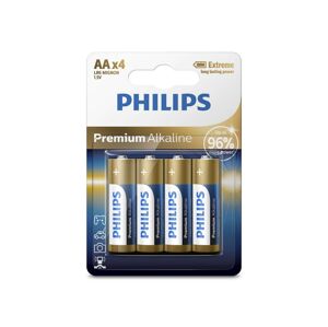 Philips Philips LR6M4B/10 - 4 ks Alkalická batéria AA PREMIUM ALKALINE 1,5V
