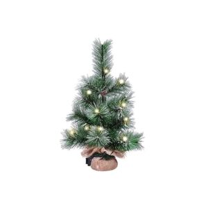 1V238 - LED Vonkajšia vianočná dekorácia 15xLED/3xAA stromček IP44