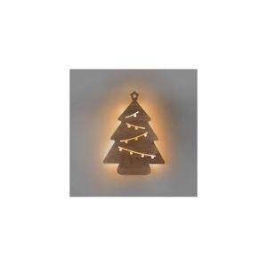 1V260 - LED Vianočná dekorácia LED/2xAA stromček drevo