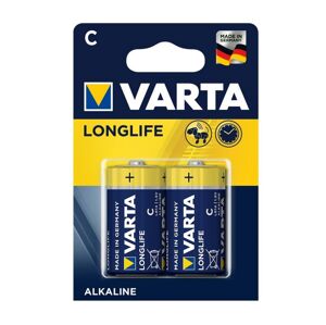 VARTA Varta 4114 - 2 ks Alkalické batérie LONGLIFE EXTRA C 1,5V