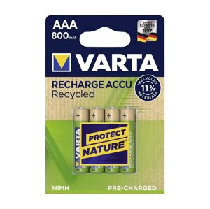 VARTA Varta 5681 - 4 ks Nabíjacie batérie ACCU RECYCLED AAA Ni-MH/800mAh/1,2V