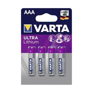 Varta Varta 6103301404 - 4 ks Líthiová batéria ULTRA AAA 1,5V